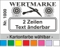 Preview: 1000 Wertmarken "Schützen Armbrust SW + Nr. Typ 4"